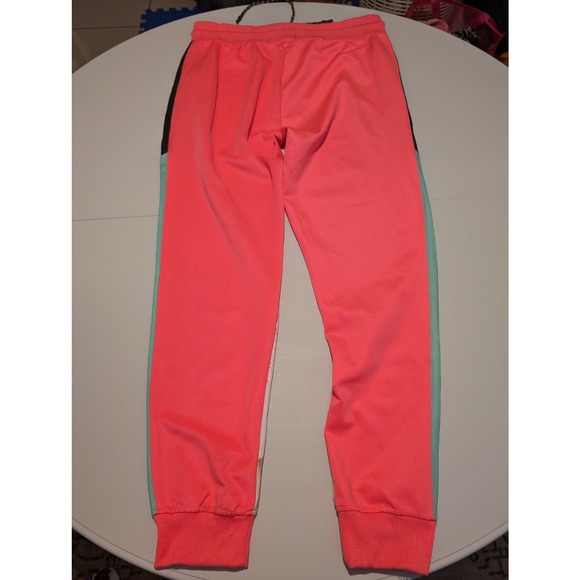 Vintage Encrypted Womens Pink Striped Color block Track Suit Size XL Drippin - Picture 14 of 16